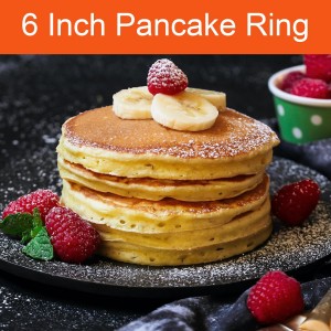 Pancake Ring for Griddle,2 Packs 6 Inch Omelette Ring for Griddle,6