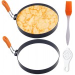 Pancake Ring for Griddle,2 Packs 6 Inch Omelette Ring for Griddle,6