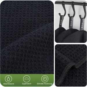 KinHwa Waffle Kitchen Towels for Washing Dishes Dish Cloths for Washing Dishes Microfiber Dish Towels for Kitchen Ultra Soft Absorbent Quick Drying 8inch x 8inch 6 Pack