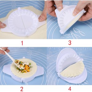 5PCS Dumpling Maker Press, Dumpling Machine Set, Dumpling Mold Machine for Making Perfect Dumplings
