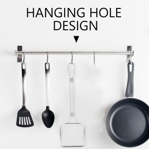 Stainless Steel Skimmer Spoon 16.92In Fine Mesh Oil Skimmer Ladle for Cooking Frying Hot Pot Fat Strainer Kitchen Utensil with Hanging Hole