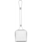 Stainless Steel Skimmer Spoon 16.92In Fine Mesh Oil Skimmer Ladle for Cooking Frying Hot Pot Fat Strainer Kitchen Utensil with Hanging Hole