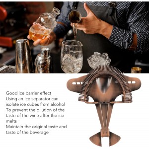 Stainless Steel Cocktail Strainer, Flexible Spring Hawthorne Strainer, Stainless Steel Beverage Strainer, Fighter Plane Design for Home Bar, Party, Professional Bartending