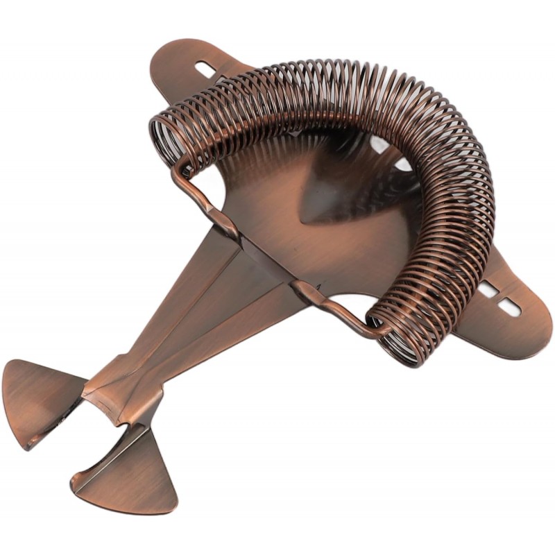 Stainless Steel Cocktail Strainer, Flexible Spring Hawthorne Strainer, Stainless Steel Beverage Strainer, Fighter Plane Design for Home Bar, Party, Professional Bartending