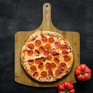 Outset Pizza Peel, Extra Large Bamboo Pizza Paddle, 18