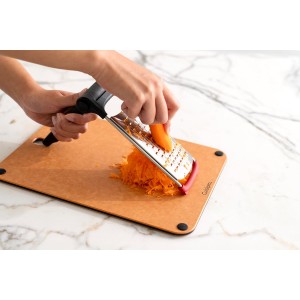 CUISIPRO Surface Glide Technology Stainless Steel Folding Handle Grater, Coarse