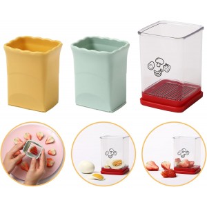 3 Pack Cup Slicers, Fruit Slicer Vegetab...