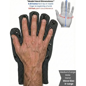 Oven Gloves with Fingers - 932°F Extreme Heat Proof and Cut Resistant Mitts for Kitchen, BBQ, Grill, Baking, Fire Pit - EN407 Certified with Non-Slip Silicone Grip and Cotton Lined for Comfort