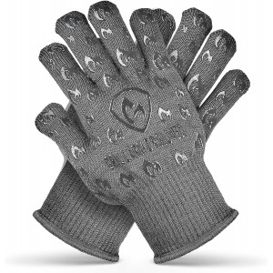 Oven Gloves with Fingers - 932°F Extrem...