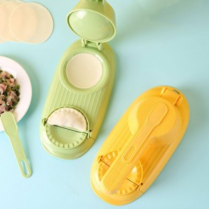 ABOOFAN Dumpling Skin Maker 9.8 Inch Manual Dough Press Mold for Dumplings Wontons Empanadas Pastries Kitchen Tool for Home Cooking