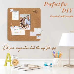 Cork Trivets for Hot Pots and Pans, 6 Pack High-Density Thick Square Pads for Dishes, 8