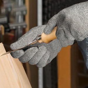 Schwer SlicePro ANSI A9 Cut Resistant Gloves, Food Grade Cutting Glove for Kitchen Food Prep, Mandoline Gloves for Meat Cutting, Oyster Shucking, Fish Fillet Processing, PR1501-G, L