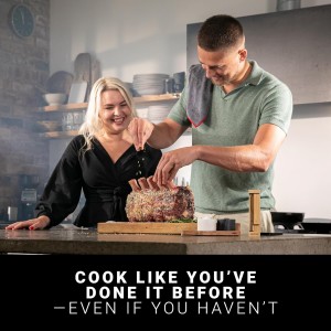 MEATER Pro: Smart Bluetooth Wireless Meat Thermometer Digital | 1000°F Heat Resistance | Long Range | Certified Accuracy | BBQ, Oven, Grill, Smoker, Air Fryer, Deep Fryer