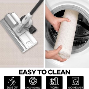 Kitchen Rug, Rubber Non Slip Kitchen Rugs Washable, Absorbent Runner Mat for Floor, Machine Washable Standing Mats for in Front of Sink, Door, Laundry, Entryway, Hallway (Beige, 30