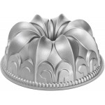 Frcctre 9 Inch Non-Stick Fluted Cake Pan, 10 Cups Heavy Duty Fluted Tube Cake Pan Baking Mold Easy Release Aluminum Baking Mold for DIY Cakes