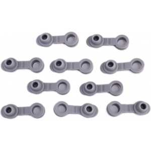 10Pcs Grey Universal Silicone Sealing Bo...