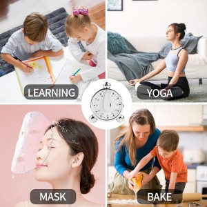 Kitchen Timers for Cooking Seniors 60 Minute Mechanical Kitchen Timer Loud Alarm Clock for Cooking Baking No Batteries Needed Visual Timer Ideal for Kitchen Management Precise Cooking Timing 1 Pack