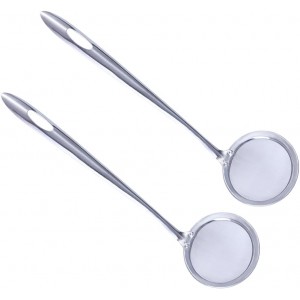 Vctitil 2 Pcs 2.9inch Fine Mesh Food Str...