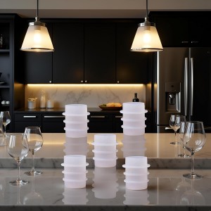 5Pcs White Cork Cover Bottle Stopper Silicone Mold,Crystal Epoxy Wine Bottle Stopper Mold,Reusable Beverage Bottle Stoppers Silicone Molds,Wine Stoppers and Pourers