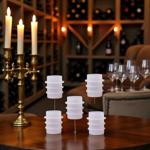 5Pcs White Cork Cover Bottle Stopper Silicone Mold,Crystal Epoxy Wine Bottle Stopper Mold,Reusable Beverage Bottle Stoppers Silicone Molds,Wine Stoppers and Pourers