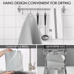 Thick Silicone Pastry Mat with High Edge, 20