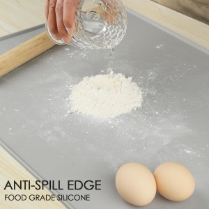 Thick Silicone Pastry Mat with High Edge, 20