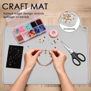 Thick Silicone Pastry Mat with High Edge, 20