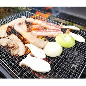 Roasting Racks, 2 Pcs 11.8 Inch x 7.9 Inch Stainless Steel Grill Racks Grid Net for Baking and Cooling of Barbeque in Oven, Party, Dinning and Outdoors (2, 15.7 inch x 9.8 inch)