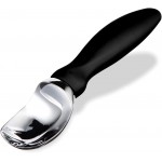 Brigii Ice Cream Scoop with Comfortable Handle, Professional Grade Scooper, Great for Spooning Frozen Hard Gelato and Sorbet, Melon-Black
