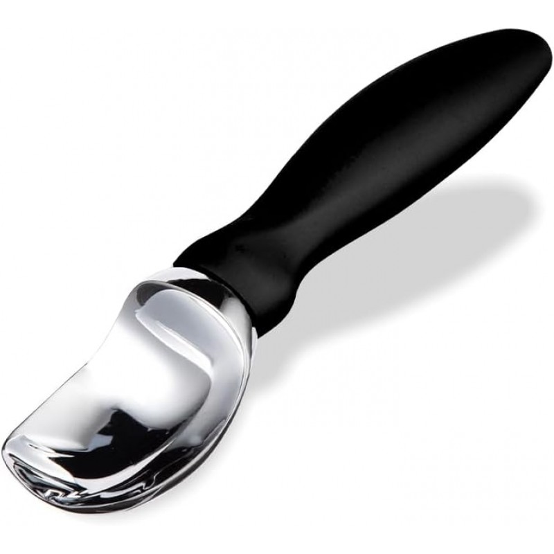Brigii Ice Cream Scoop with Comfortable Handle, Professional Grade Scooper, Great for Spooning Frozen Hard Gelato and Sorbet, Melon-Black