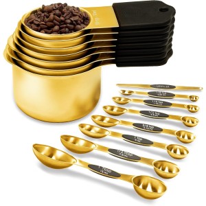 Magnetic Measuring Cups and Spoons Set, ...