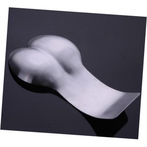 KICHOUSE Stainless Steel Double Spoon Rest Large Cutlery Tray with Arc Design for Kitchen Utensil Organization and Clean Cooking Space