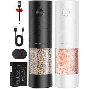 FORLIM Electric Salt and Pepper Grinder ...