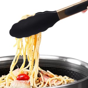 Stainless Steel Classic Kitchen Serving Food Party Gold Tongs 9