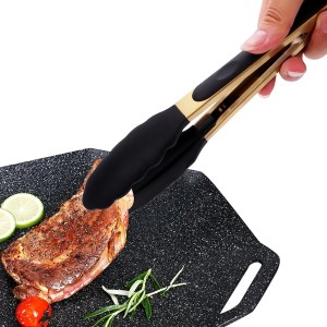 Stainless Steel Classic Kitchen Serving Food Party Gold Tongs 9