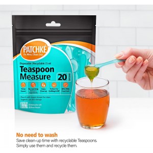 40-Pack Plastic Measuring Spoons Set – 20 × Teaspoons + 20 × Tablespoons, Small Scoops for Coffee, Baby Formula, Protein Powder, Spices, Pet Food & Kitchen Use