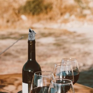 Wine Aerator Pourer Wolf Head Spout Bottle Pourers Stainless Steel Animal Bar Liquors Bottle Pourer Animal Decorative Liquors Stopper for Red Wines Whiskey Silver