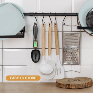 Mafiti Digital Measuring Spoon, Electronic Adjustable Measuring Spoon Scale 500g / 0.1g High Precision for Kitchen Gadgets Daily Meals Pet/Dog Food Measuring Scoop