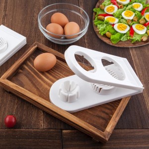 Egg Slicer for Hard Boiled Eggs,Strawberry slicer, Heavy Duty Premium Egg Cutter with Stainless Steel Wire, Multipurpose Egg Chopper for Hard Boiled Eggs,cheese, Mushroom, and Soft Fruit