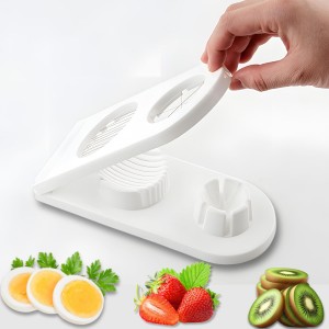 Egg Slicer for Hard Boiled Eggs,Strawberry slicer, Heavy Duty Premium Egg Cutter with Stainless Steel Wire, Multipurpose Egg Chopper for Hard Boiled Eggs,cheese, Mushroom, and Soft Fruit