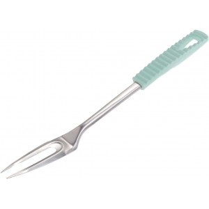 3pcs Meat Carving Forks Stainless Steel Forks Heat Resistant Handle for Roasting Serving and Camping