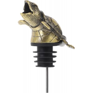 IMIKEYA Sea Turtle Wine Aerator Pourer Spout - Antique Animal Bar Liquors Bottle Pourer Wine Bottle Topper Wine Decanter Creative Wine for Whiskey