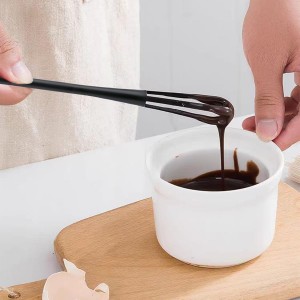 8 PCS Multifunctional Mini Whisk Mini Spoon Small Whisks 2 in 1 Whisk Utensil Mini Sugar Spoon Whisks Set Non Scratch Coated Kitchen Tools for Cooking Blending, Baking, Beating