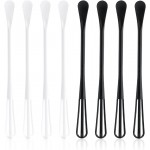 8 PCS Multifunctional Mini Whisk Mini Spoon Small Whisks 2 in 1 Whisk Utensil Mini Sugar Spoon Whisks Set Non Scratch Coated Kitchen Tools for Cooking Blending, Baking, Beating