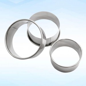 Stainless Steel Dumpling Wrapper Mold 3.14 Inch Round Dough Cutter for Homemade Dumplings Wontons Ravioli Pastry Kitchen Tool