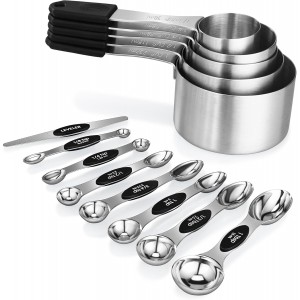 Magnetic Measuring cups and spoons Set, ...