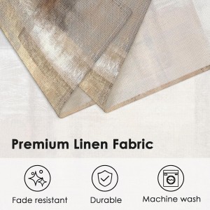 Emvency Farmhouse Placemats Set of 4, 12x18 Inch Modern Abstract White and Brown Art Painting Table Mats for Outdoor Home Party Kitchen Dining Decoration