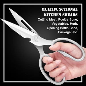 Heavy Duty Poultry Shears That Come Apart, All Purpose Kitchen Shears for Food,3Cr14 Fully Forged Stainless Steel Sharp Blades for Chicken,Meat,Seafood,Herbs Kitchen Scissors
