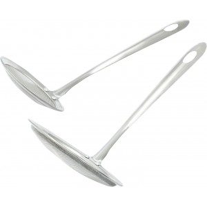 2Pcs Fat Skimmer Spoon, Stainless Steel ...
