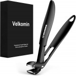 Toenail Clippers for Seniors, Long Handled Curved Head Nail Clippers with Catcher, Ultra-Sharp Heavy Duty for Thick Nails, Ergonomic Design for Men & Women, 18-Month Replacement Warranty